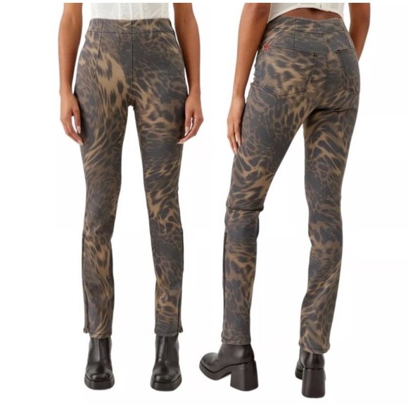 Urban Outfitters Denim - URBAN OUTFITTERS BDG ANIMAL PRINT HIGH RISE SKINNY STRETCH JEANS SZ 28 SIDE ZIP